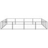 Dog Kennel Black 172.2 ftÂ¬â‰¤ Steel