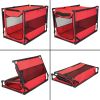 Life Large Portable Dog Kennel, Red