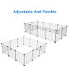 Pet Playpen, Small Animal Cage Indoor Portable Metal Wire Yard Fence for Small Animals, Guinea Pigs, Rabbits Kennel Crate Fence Tent YF