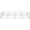 Dog Kennel Silver 86.1 ftÂ¬â‰¤ Steel