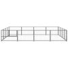 Dog Kennel Black 172.2 ftÂ¬â‰¤ Steel