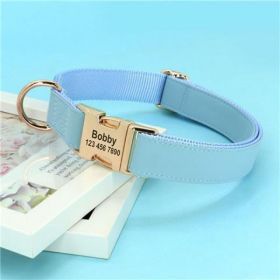 Dog Small Corgi Method  Fighting Collar (Option: Blue-M)