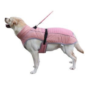 Casual Thickening Pet Clothes Reflective (Option: Pink-XS)