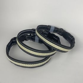 USB Charging Shiny Dog Collar (Option: Black-XS)