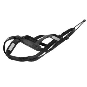 Dog Outdoor Sled Chest Strap (Option: Black-XXL)